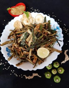 Crispy Bhindi Recipe